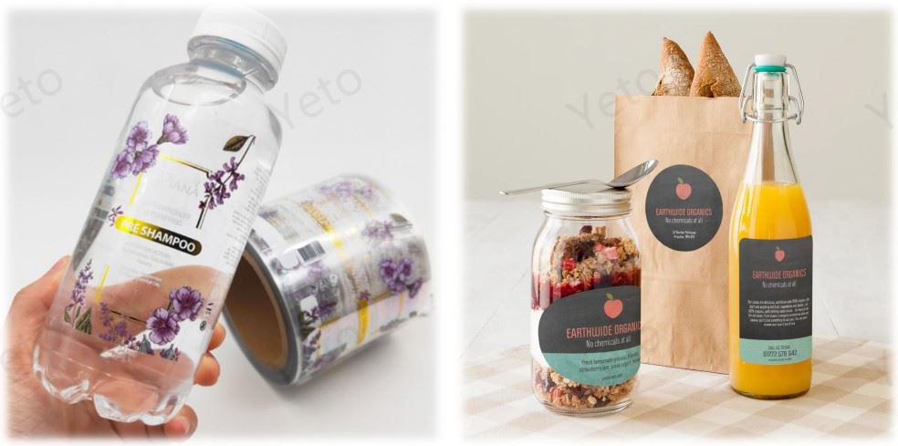 Round bottle labeling machine